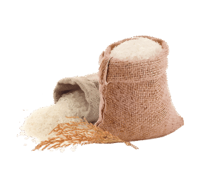 White Rice Bags
