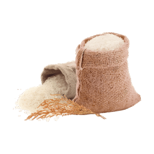 White Rice Bags