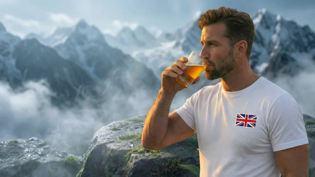 Pure Himalayan Shilajit UK usage and benfits, a person taking shilajit