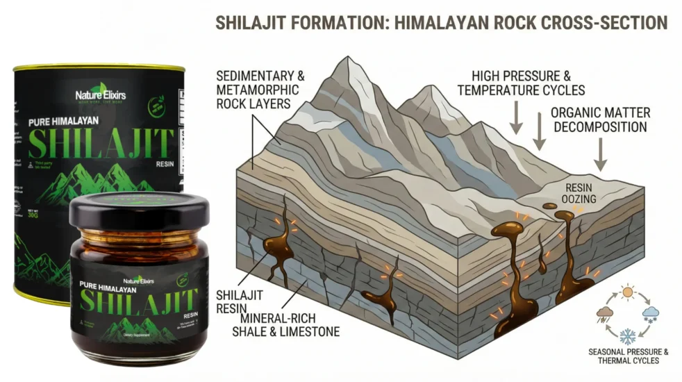Pure Himalayan Shilajit Resin in the UK – 3 Essential Things to Know: Origin, Benefits & Usage