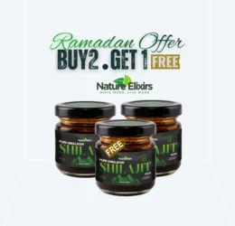 Nature Elixirs Pure Himalayan Shilajit Resin 30g – Ramadan Buy 2 Get 1 Free Offer (90g Bundle)