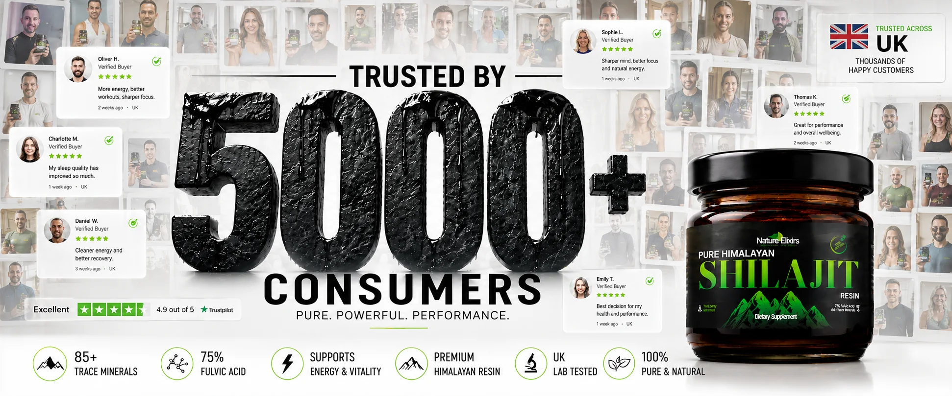 5000+ Verified UK Customers - Nature Elixirs