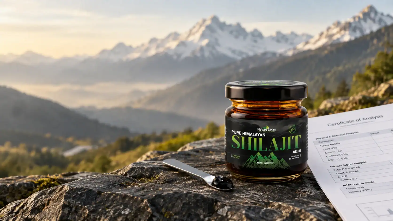 Nature Elixirs Pure Himalayan Shilajit Resin